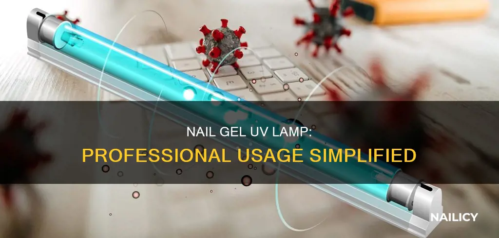 how to operate the professional nail gel uv lamp