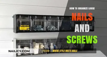 Efficiently Sort and Store Loose Nails and Screws: A Practical Guide