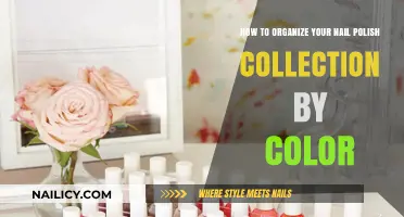 Organize Your Nail Polish Collection by Color: A Simple Guide