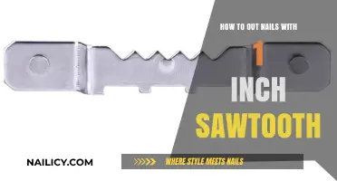 Mastering Nail Cutting with a 1-Inch Sawtooth: Tips and Techniques