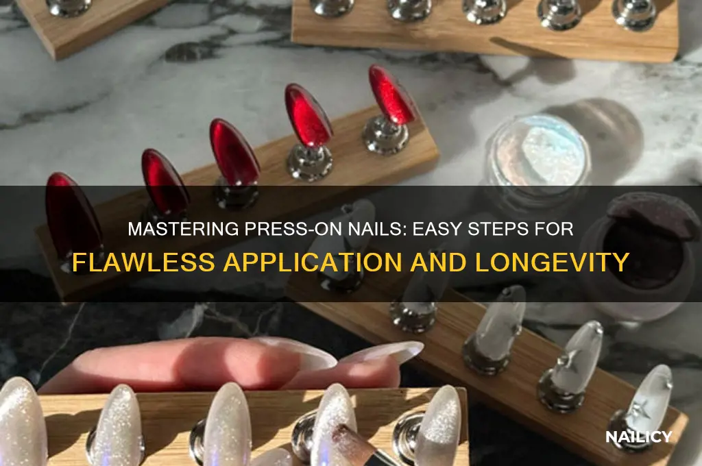 how to out on press on nails