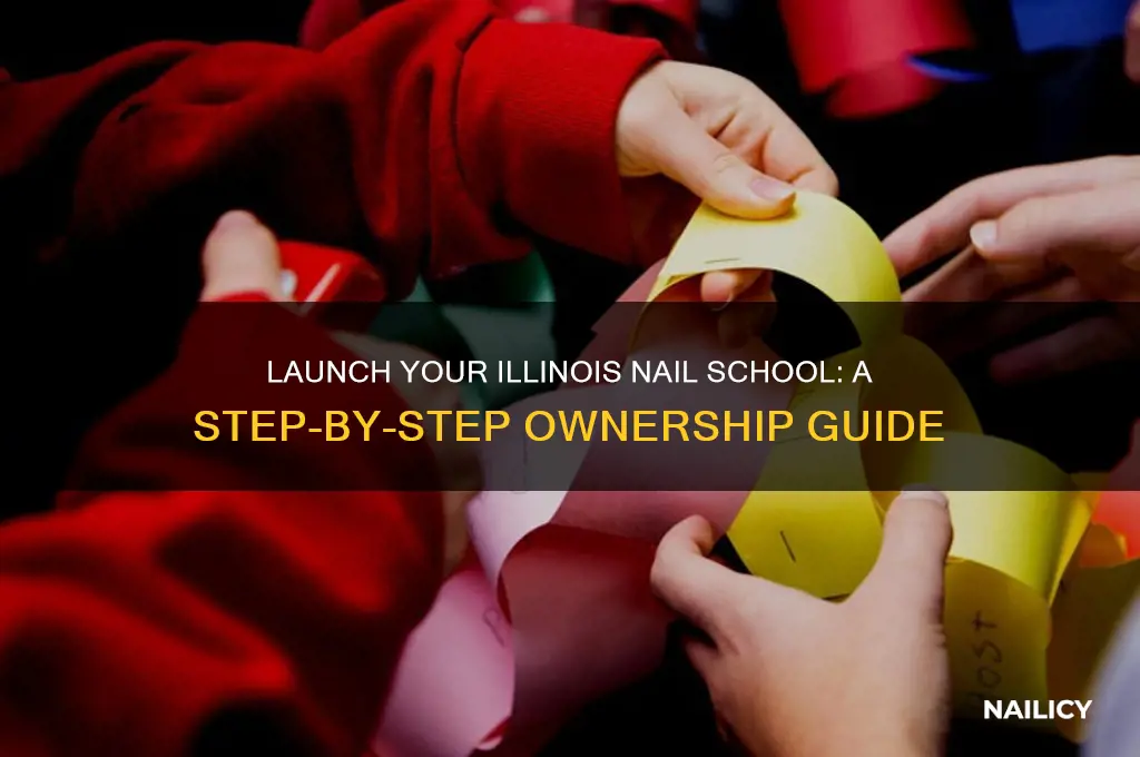 how to own a nail school illinois