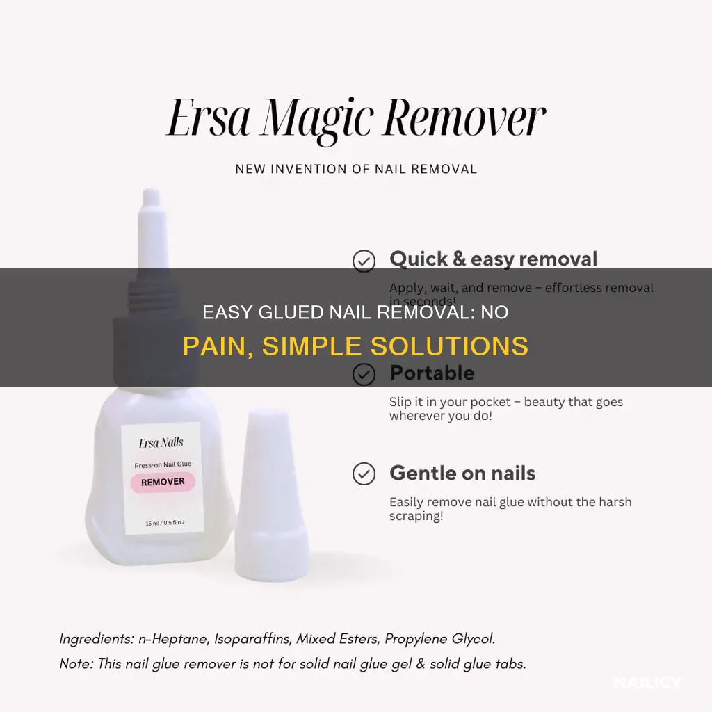 how to painlessly remove glued nails