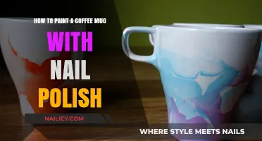 DIY Coffee Mug Makeover: Painting with Nail Polish Step-by-Step