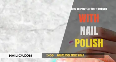 DIY Fidget Spinner Makeover: Painting with Nail Polish Tips
