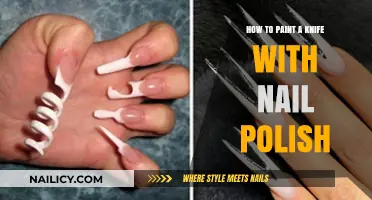 Creative Knife Painting: Easy Nail Polish Techniques for Unique Designs