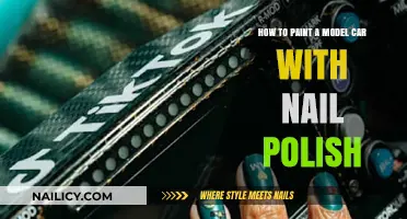 Creative Car Customization: Painting Model Cars with Nail Polish