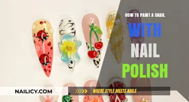 Creative Snail Art: Painting with Nail Polish Step-by-Step Guide