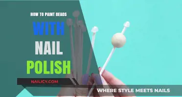Creative DIY: Painting Beads with Nail Polish for Unique Crafts