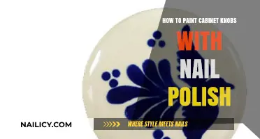 Revamp Your Cabinet Knobs: Easy Nail Polish Painting Tutorial