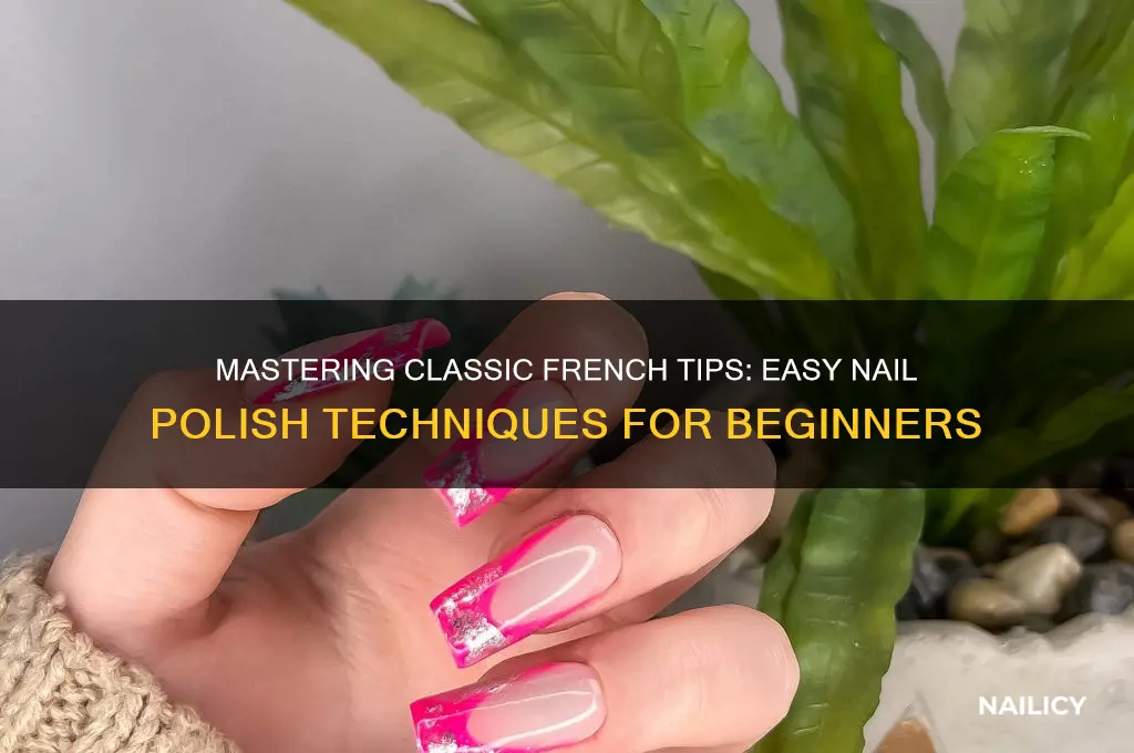 how to paint french tips with nail polish