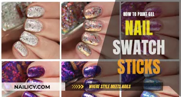 Gel Nail Swatch Sticks: Painting Them Perfectly