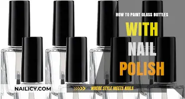 Creative DIY: Transforming Glass Bottles with Nail Polish Art