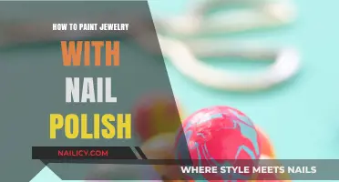 Creative DIY: Painting Jewelry with Nail Polish for a Unique Look
