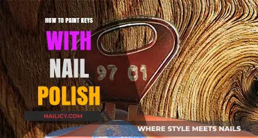 Creative Key Makeover: Painting Keys with Nail Polish Step-by-Step