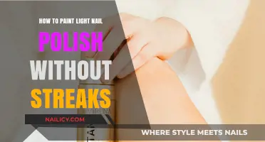 Perfect Streak-Free Light Nail Polish: Tips for Flawless Application