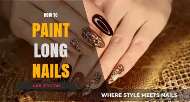 Mastering the Art of Painting Long Nails