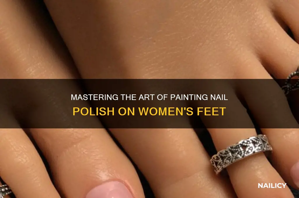 how to paint nail polish women