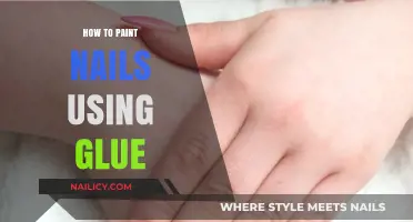 Creative Nail Art: Using Glue for a Flawless Finish