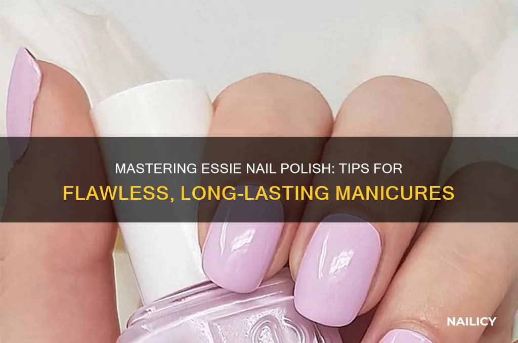 how to paint nails with essie nail polish
