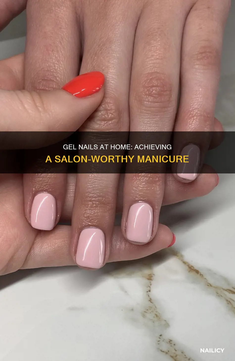 how to paint nails with gel polish at home