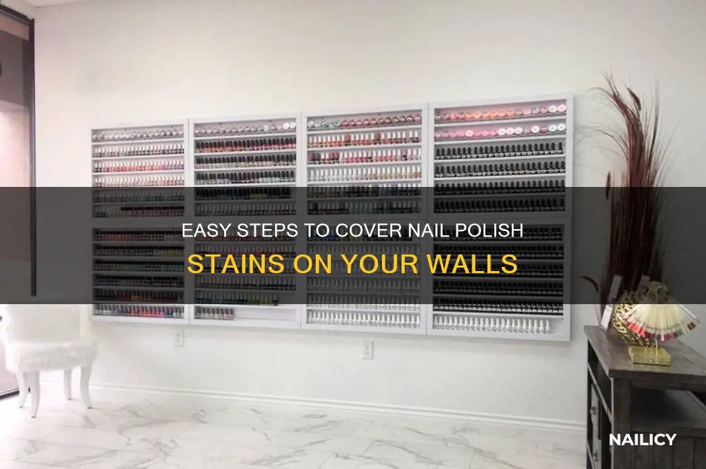 how to paint over nail polish on wall