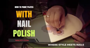 Creative DIY: Painting Plates with Nail Polish for Unique Decor