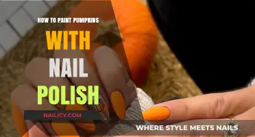 Creative Pumpkin Decor: Painting with Nail Polish for Festive Fun