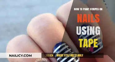 Easy Striped Nail Art: A Step-by-Step Guide Using Tape