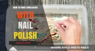 DIY Sunglasses Makeover: Painting with Nail Polish Step-by-Step
