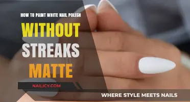 Perfect Matte White Nails: Streak-Free Painting Techniques and Tips