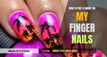 Capturing Sunset Fingernails: A Guide to Painting Sunsets