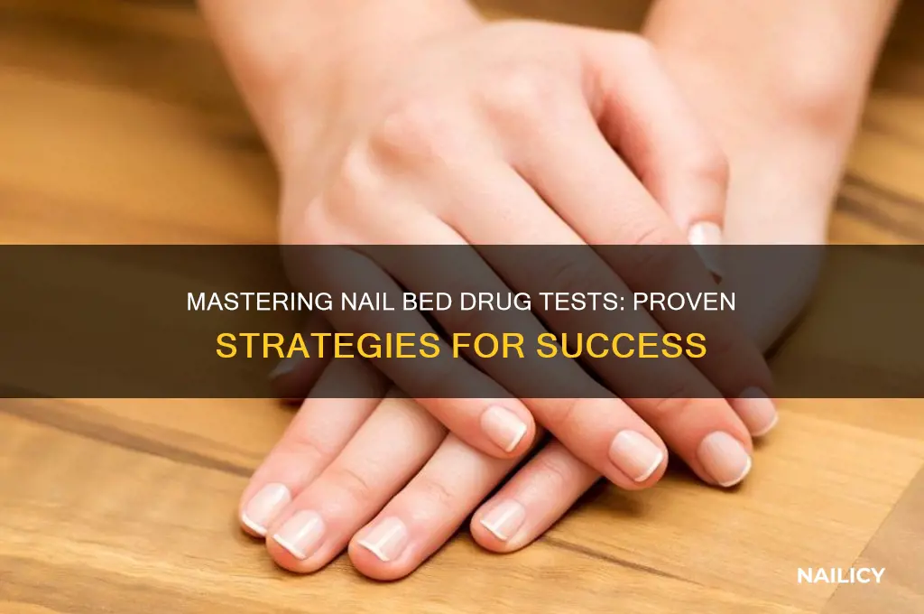 how to pass a nail bed drug test