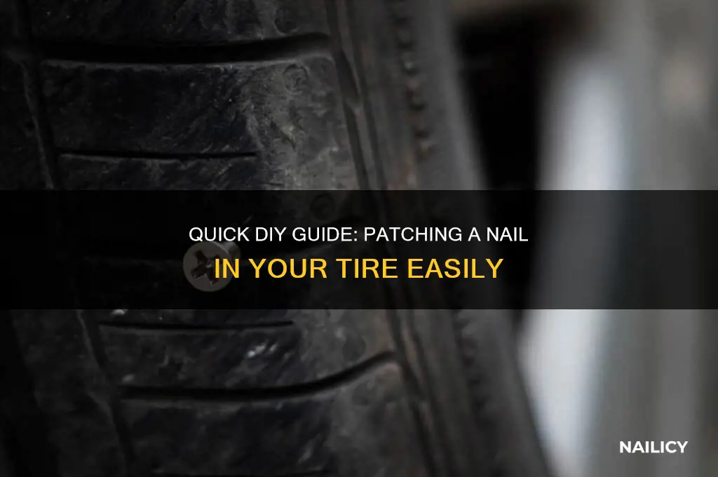 how to patch a nail in tire