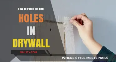 Easy DIY Guide: Patching Large Nail Holes in Drywall Seamlessly