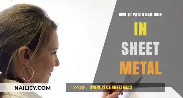 Easy DIY Guide: Patching Nail Holes in Sheet Metal Effectively