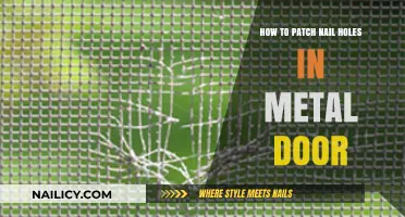 Easy Steps to Patch Nail Holes in Metal Doors Flawlessly