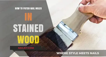 Patching Nail Holes in Stained Wood: A Step-by-Step Repair Guide