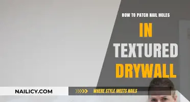 Easy DIY Guide: Patching Nail Holes in Textured Drywall Like a Pro
