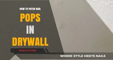 Fixing Nail Pops: A Step-by-Step Guide to Patching Drywall