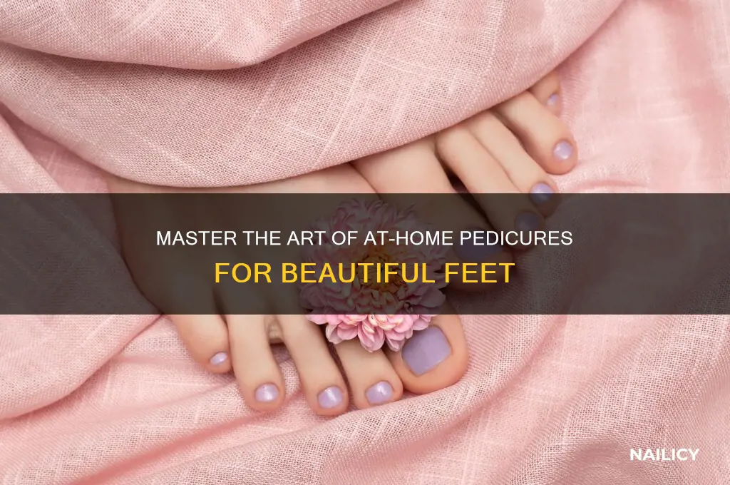 how to pedicure your nails at home