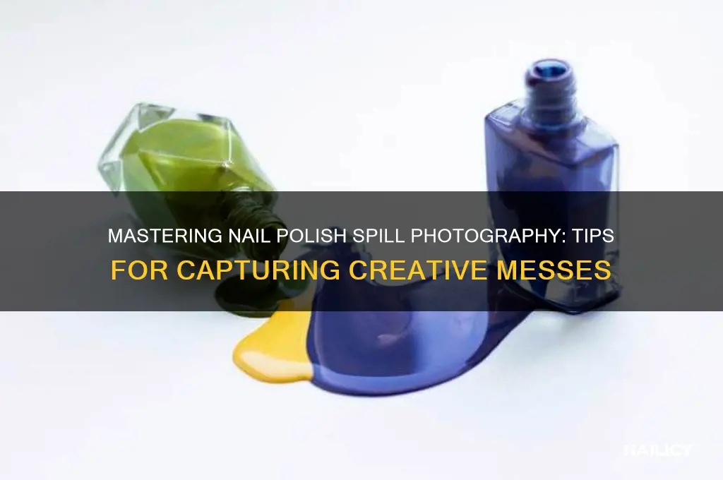 how to photograph nail polish spills