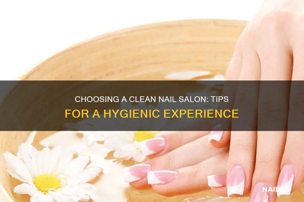 how to pick a hygienic nail salon