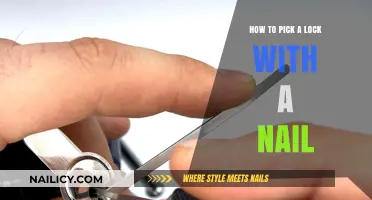 Quick Lock Picking: Using a Nail to Unlock Doors Easily