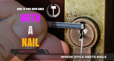 Quick Door Knob Picking: Nail Method for Emergency Access