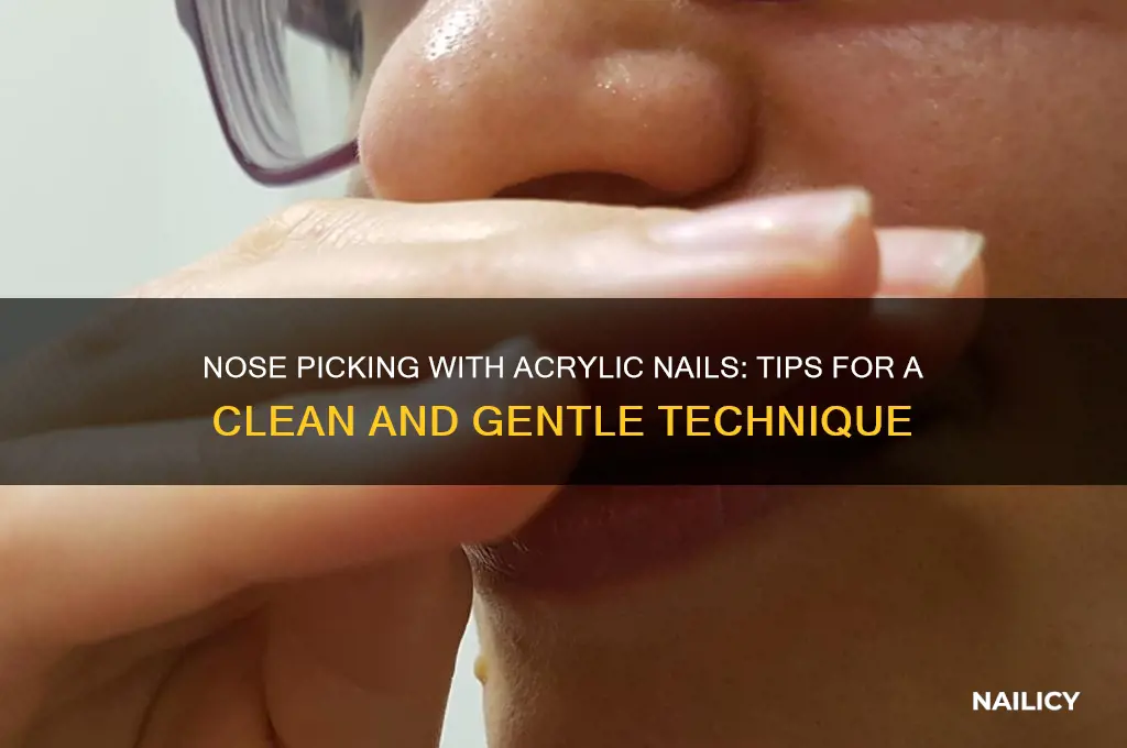 how to pick nose with acryloc nails