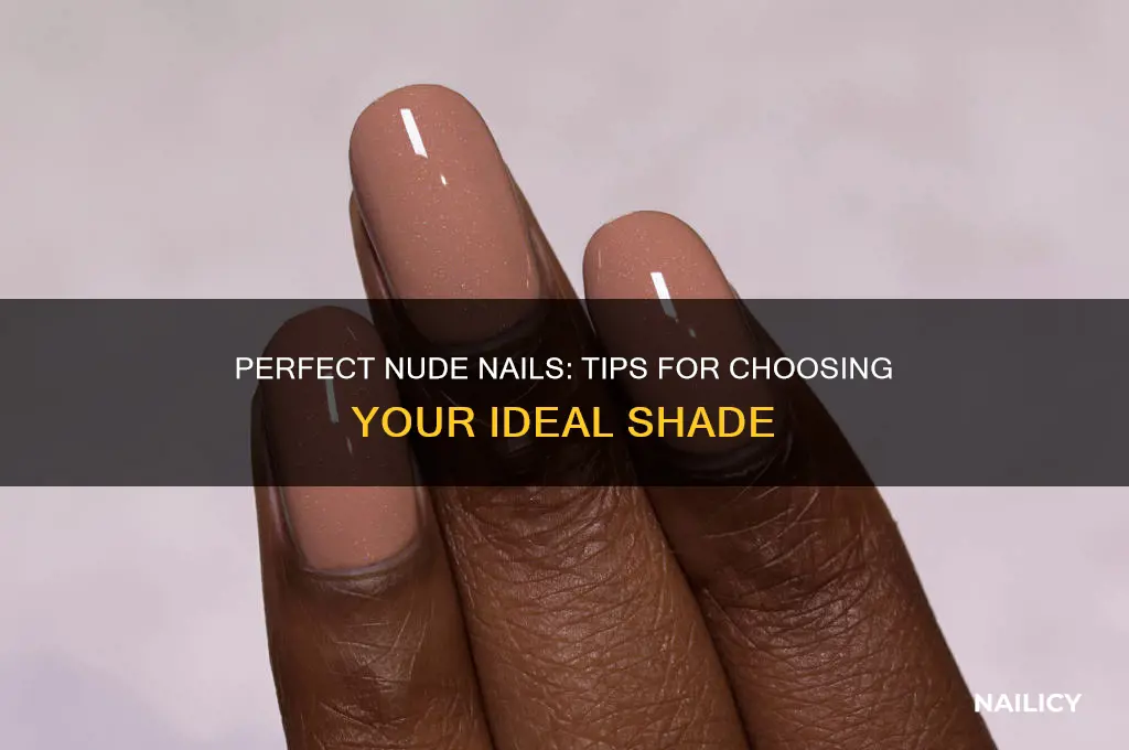 how to pick the right nude nail polish