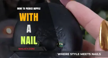 DIY Nipple Piercing Guide: Using a Nail Safely and Effectively