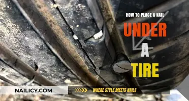 Effective Tire Puncture Technique: Placing a Nail Under a Tire Safely