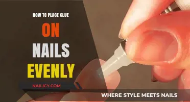 Mastering the Art of Even Glue Application on Nails